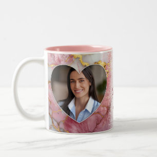 Café Em Dois Tons CANECA DE CORAÇÃO PARA CASAL APAixonado NO DIA DOS