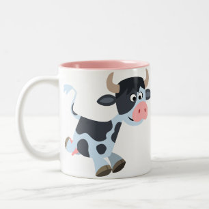 Café Em Dois Tons Caneca de Corrida branca