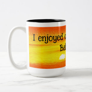 Café Em Dois Tons Caneca de cruzeiro nas Bahamas