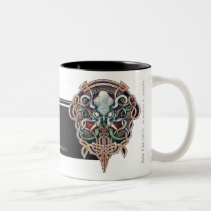 Café Em Dois Tons Caneca de Ctheltic Cthulhu