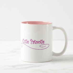 Café Em Dois Tons Caneca de Cutie Patootie