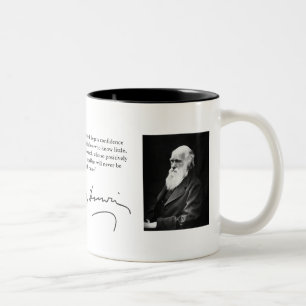 Café Em Dois Tons Caneca de Darwin