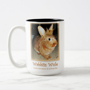 Café Em Dois Tons Caneca de desaprovação do coelho de coelho