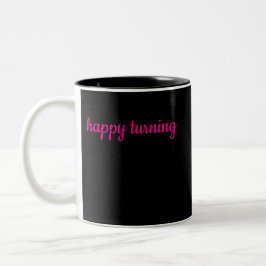 Café Em Dois Tons Caneca de desejo de aniversário fofa para ela