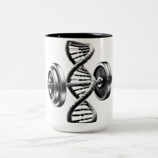 Café Em Dois Tons Caneca de Desempenho Two-Tone Fitness DNA