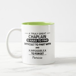 Café Em Dois Tons Caneca de Despedida de Capelão Personalizada Aprec