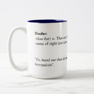 Café Em Dois Tons Caneca de Doofer