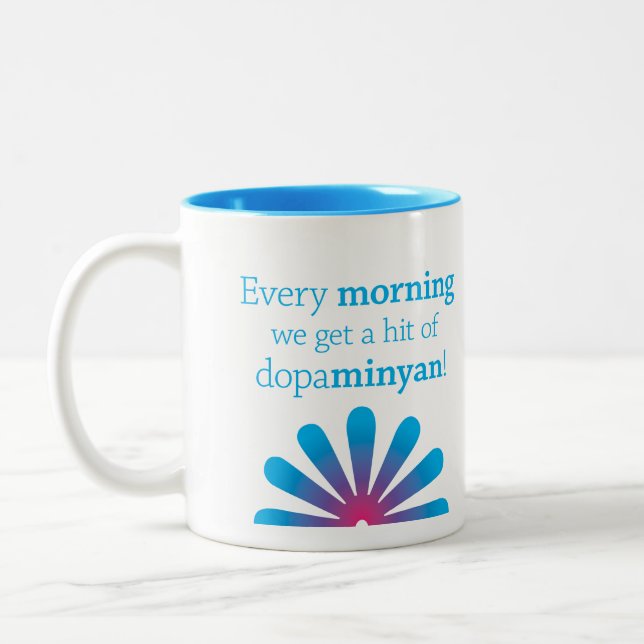 Café Em Dois Tons Caneca de Dopamina Matinal (Esquerda)