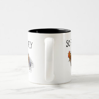 Café Em Dois Tons Caneca de Drosophila tão fixe