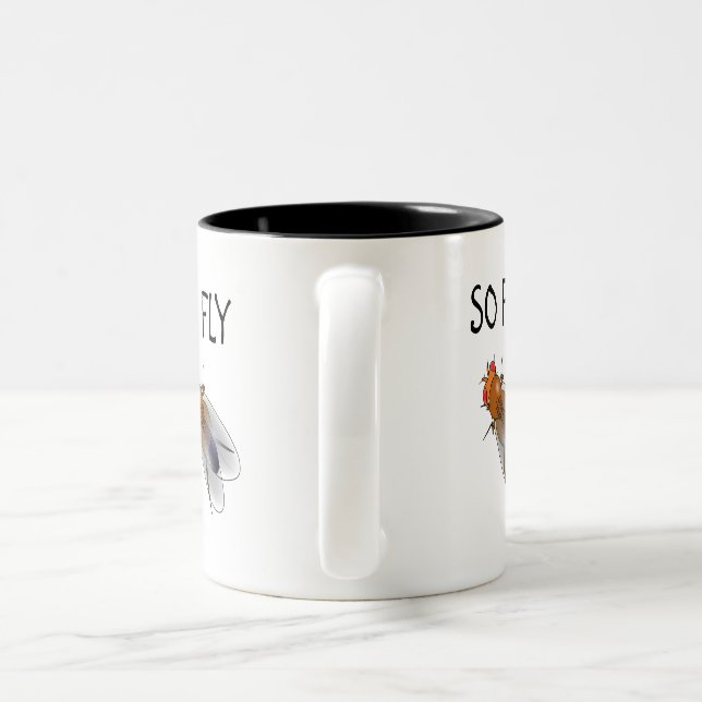 Café Em Dois Tons Caneca de Drosophila tão fixe (Alça)