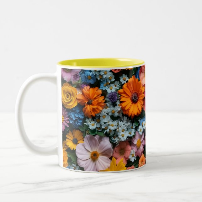 Café Em Dois Tons Caneca de Duas Cores (Esquerda)