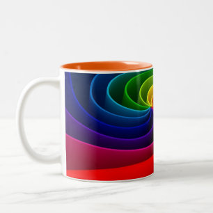 Café Em Dois Tons Caneca de Duas Cores
