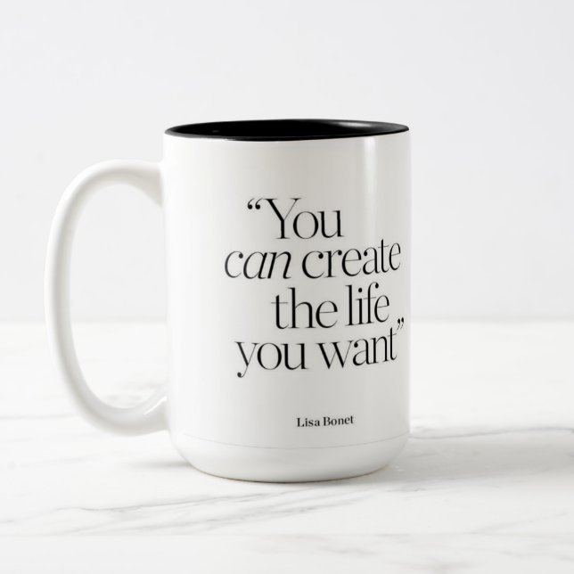 CAFÉ EM DOIS TONS CANECA DE DUAS CORES (Esquerda)