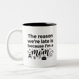 Café Em Dois Tons Caneca de duas cores 11oz com citação para amantes