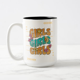 Café Em Dois Tons Caneca de Duas Cores, 15 oz