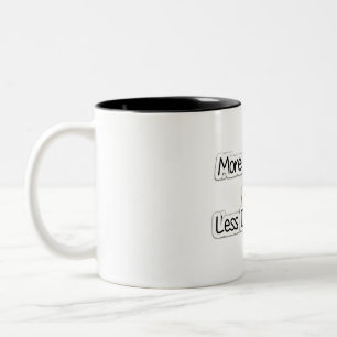 Café Em Dois Tons Caneca de Duas Cores, 325 ml