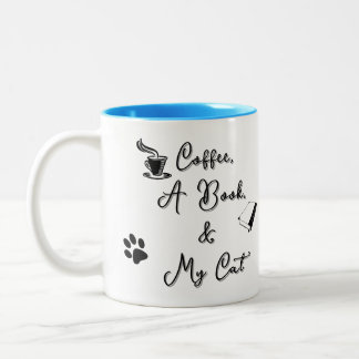 Café Em Dois Tons Caneca de duas cores 325 ml (azul-celeste)