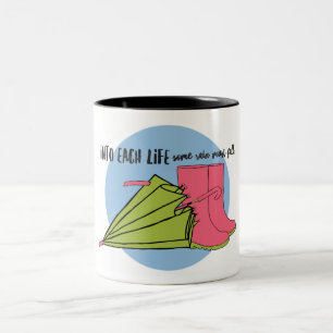 Café Em Dois Tons Caneca de Duas Cores 330ml Chuva