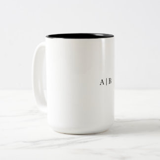 Café Em Dois Tons Caneca de Duas Cores, 450 ml