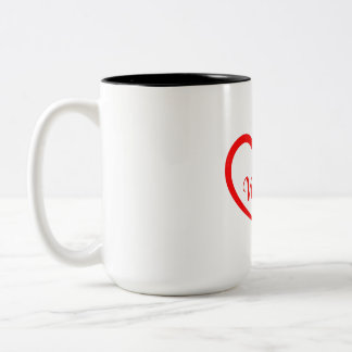 Café Em Dois Tons Caneca de Duas Cores, 450 ml