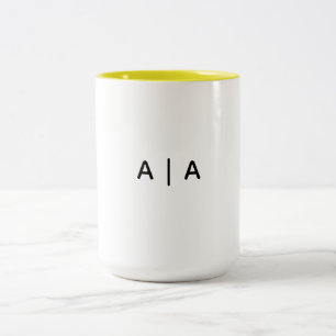 Café Em Dois Tons Caneca de Duas Cores, 450 ml