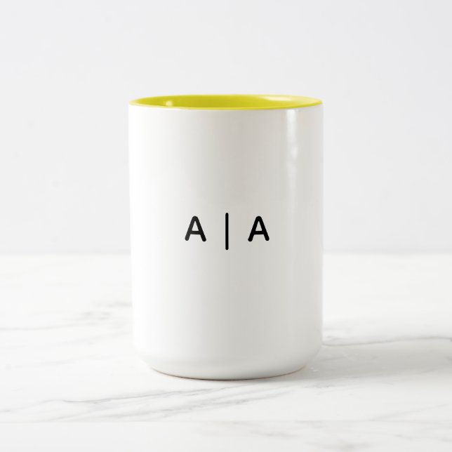 Café Em Dois Tons Caneca de Duas Cores, 450 ml (Centro)
