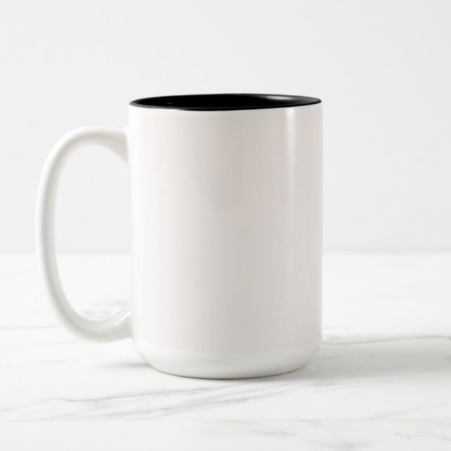 Café Em Dois Tons Caneca de Duas Cores, 450 ml (Esquerda)