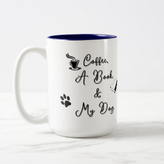 Café Em Dois Tons Caneca de duas cores 450 ml (azul)
