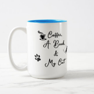 Café Em Dois Tons Caneca de duas cores 450 ml (azul-celeste)