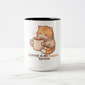 Café Em Dois Tons Caneca de Duas Cores, 450ml