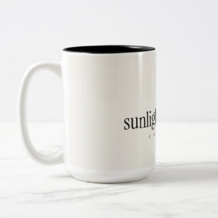 Café Em Dois Tons Caneca de Duas Cores Amante de Plantas Luz Solar e