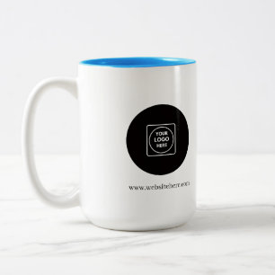 Café Em Dois Tons Caneca de Duas Cores com Logotipo Comercial Person
