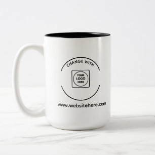 Café Em Dois Tons Caneca de Duas Cores com Logotipo de Empresa Moder