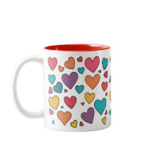 Caneca de Duas Cores Dia dos Namorados