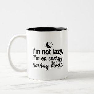 Café Em Dois Tons Caneca de Duas Cores Lazy Energy Saver