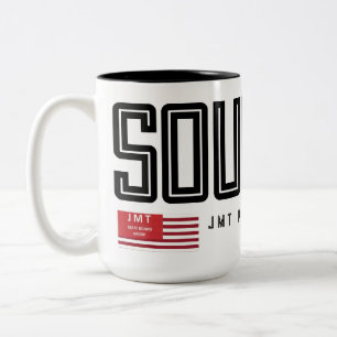 Café Em Dois Tons Caneca de Duas Cores SOUL BRO, 450 ml