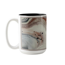 Caneca de duas tonalidades de 15oz Fita de cobre v