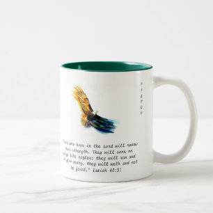 Café Em Dois Tons Caneca de Eagle do 40:31 de FFAPOV Isaiah