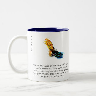Café Em Dois Tons Caneca de Eagle do 40:31 de FFAPOV Isaiah (destro)