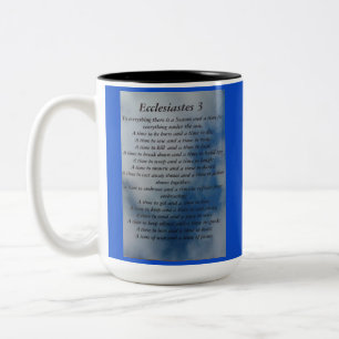 Café Em Dois Tons Caneca de Ecclesiastes
