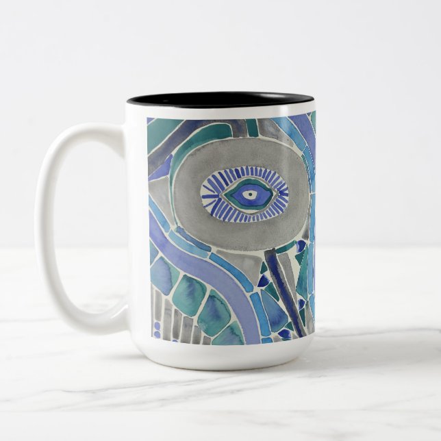 Café Em Dois Tons Caneca de Elevação Suave (Esquerda)