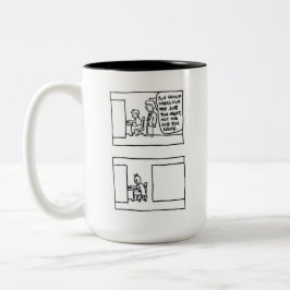 Café Em Dois Tons caneca de escritório por david benbow