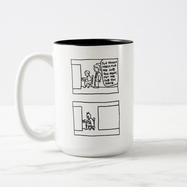 Café Em Dois Tons caneca de escritório por david benbow (Esquerda)