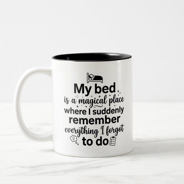 Café Em Dois Tons Caneca de Esquecimento Súbito 11 oz Duas-Tons (Esquerda)