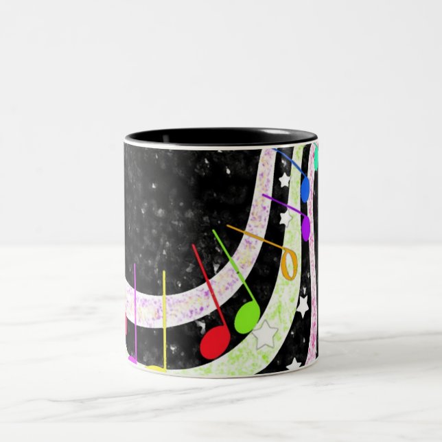 Café Em Dois Tons caneca de estrela cintilante (Centro)