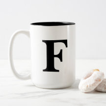 Caneca de "F"