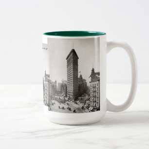 Café Em Dois Tons Caneca de Flatiron 1903