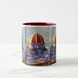 Café Em Dois Tons Caneca de Florença do domo