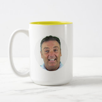 Café Em Dois Tons Caneca de Foto com Duas Cores AMARELA - Caneca Per
