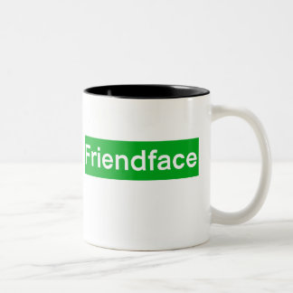 Café Em Dois Tons Caneca de Friendface